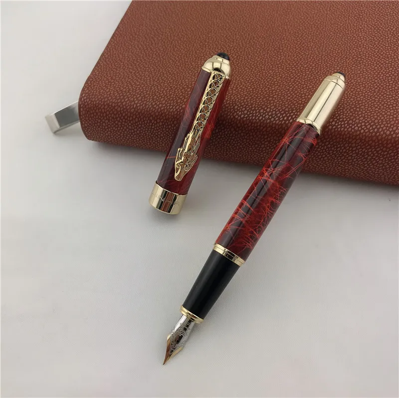 JINHAO металлическая перьевая ручка для письма школьные и офисные принадлежности