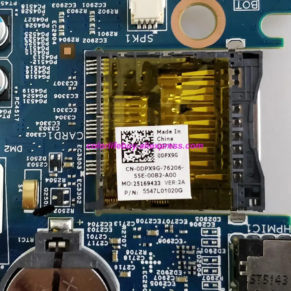 Натуральная CN 0DPX9G DPX9G DOH50 12311 2 Вт i7 4510U Процессор GT750M/2 ГБ GPU материнская плата для