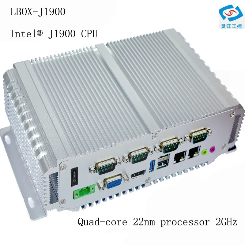 Мини ПК с двойной lan памятью 4 ГБ процессор intel celeron j1900 безвентиляторный
