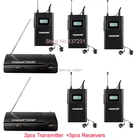 Беспроводная система мониторинга Takstar, 5 приемников, 2 передатчика для беспроводной системы мониторинга