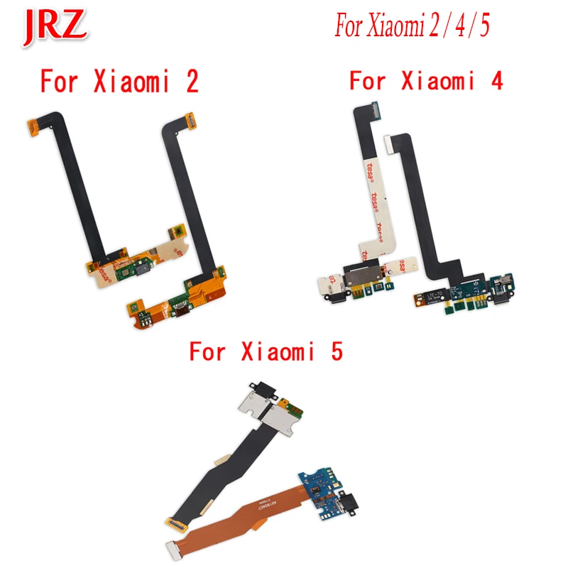Плата зарядного USB порта JRZ для Xiaomi Mi4 Mi5 Mi2 Prime гибкий кабель соединитель Mi5|Шлейфы