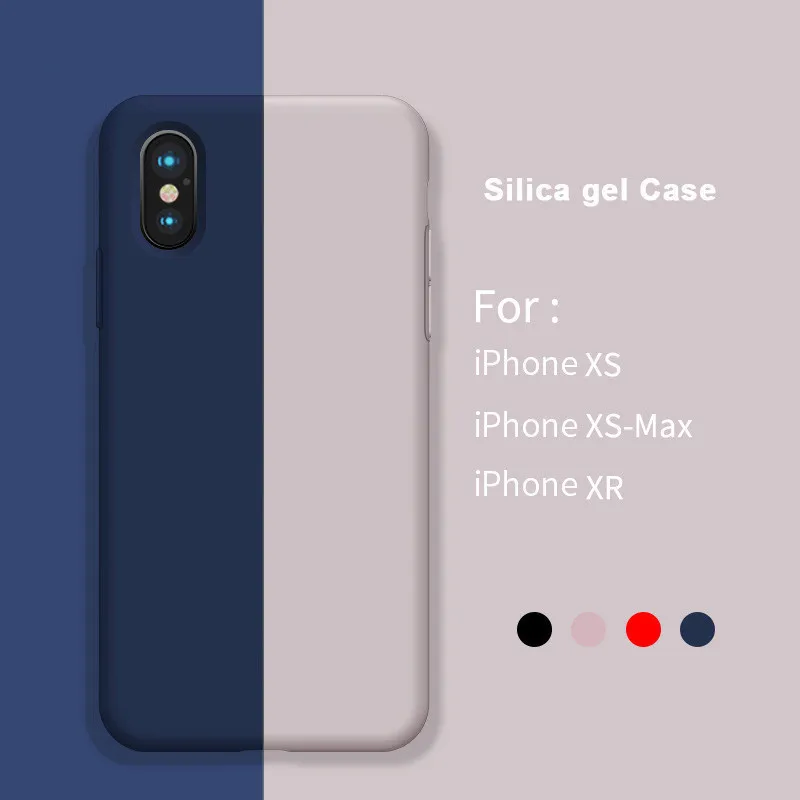 Чехлы для Iphone 6 7 6s 8 мягкий силиконовый матовый розовый чехол телефона X XS MAX милый