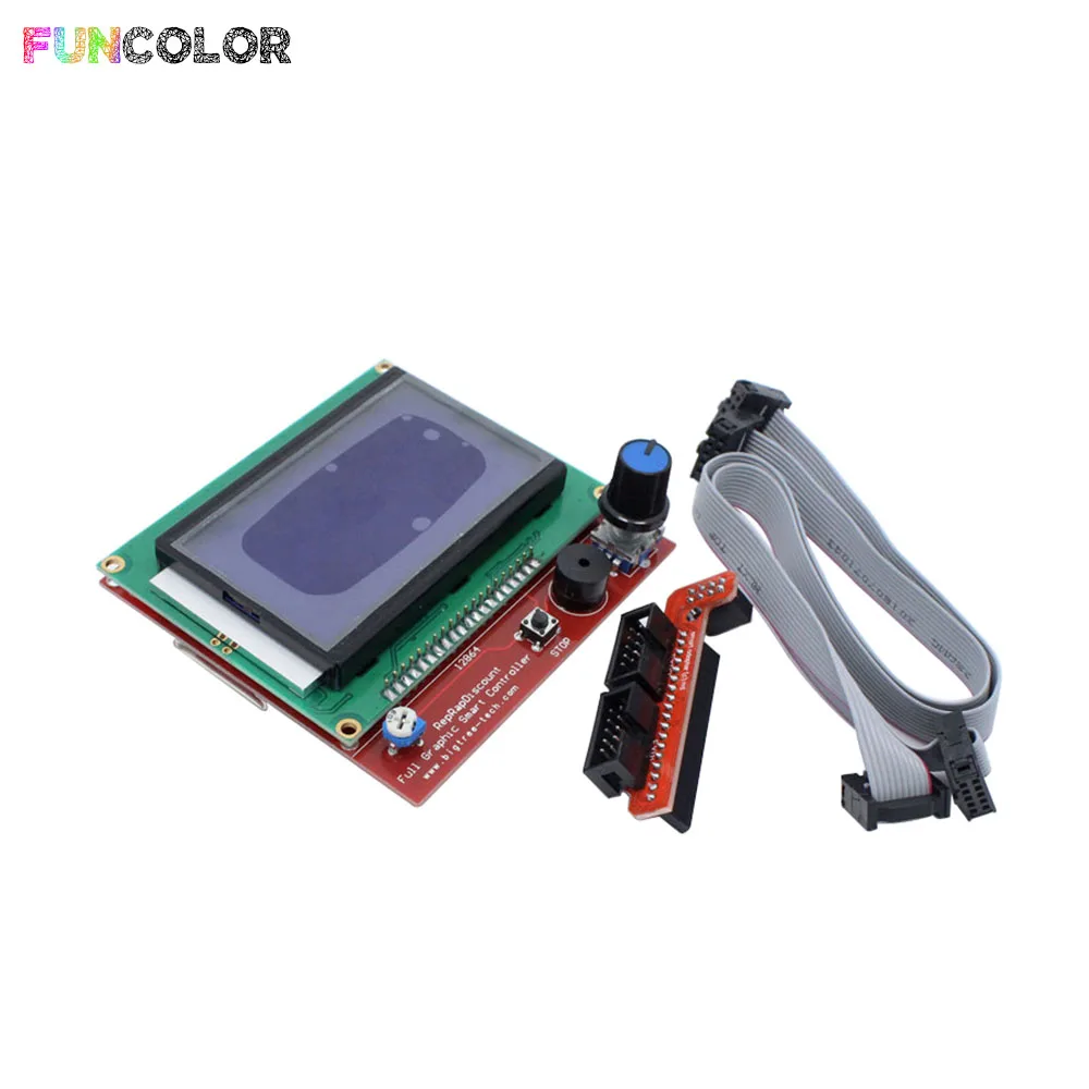 Funcolor ЖК дисплей Смарт материнская плата RAMPS1.4 Дисплей монитор синий Экран