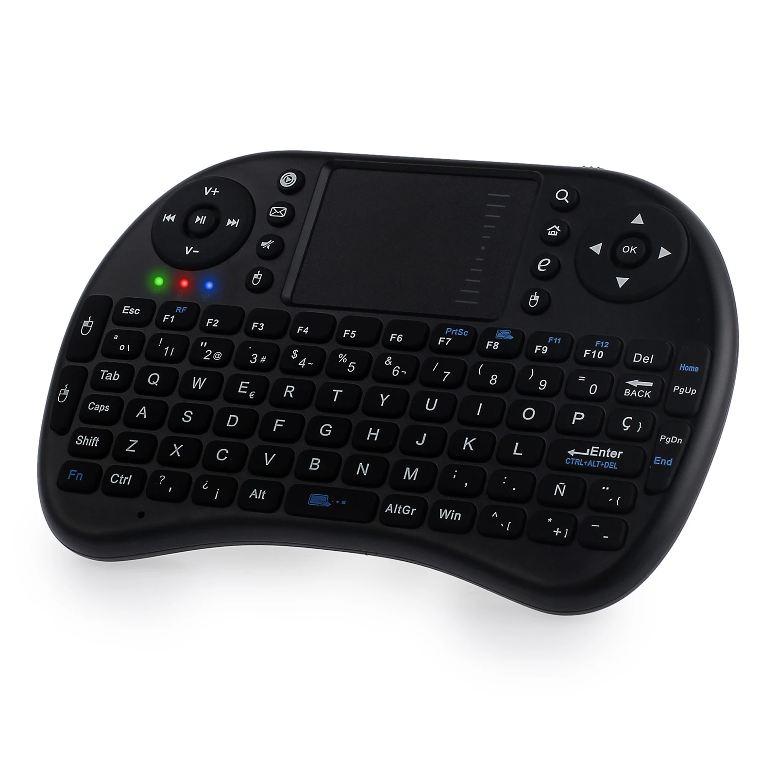 PROSTER Испанская версия MT10 2 4G Беспроводная Клавиатура Fly Air Mouse с сенсорной