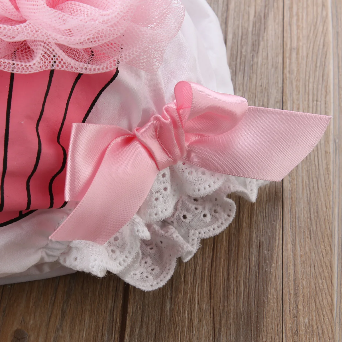 Pudcoco новый бренд Новорожденный Младенец Девочка рюшами кекс пеленки крышка со