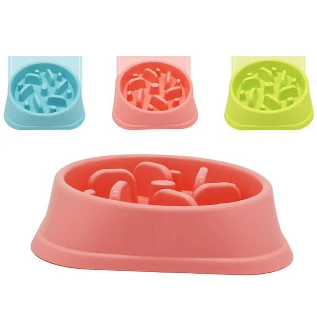Миска для медленной еды домашних животных с защитой от быстрого заглатывания
