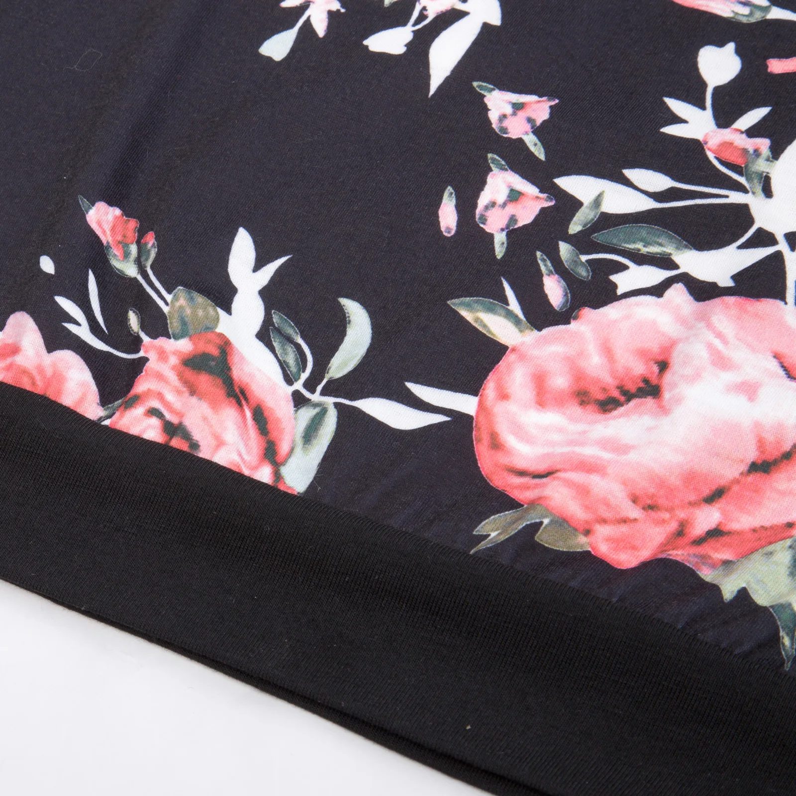 Модные женские повседневные контрастные цвета рукава эластичная футболка с