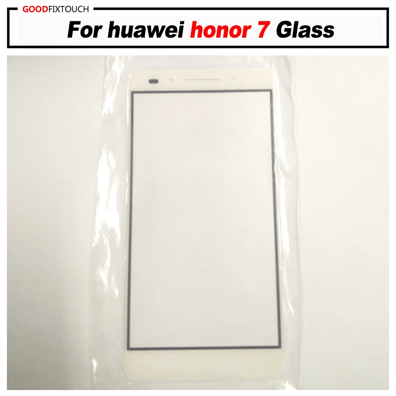 1 10 шт. для huawei honor7 Переднее стекло сенсорный экран верхняя линза ЖК внешняя