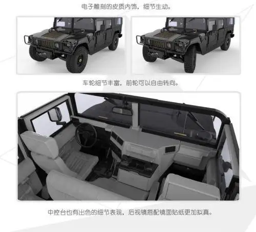 Meng Hummer 1/24 г. модель автомобиля H1 для трек японская Super War г.|Наборы сборки моделей| |