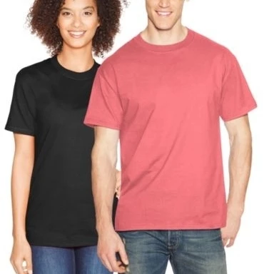 Hanes 78715866969 5180 Beefy T взрослый Футболка с коротким рукавом розовый 2XL| |