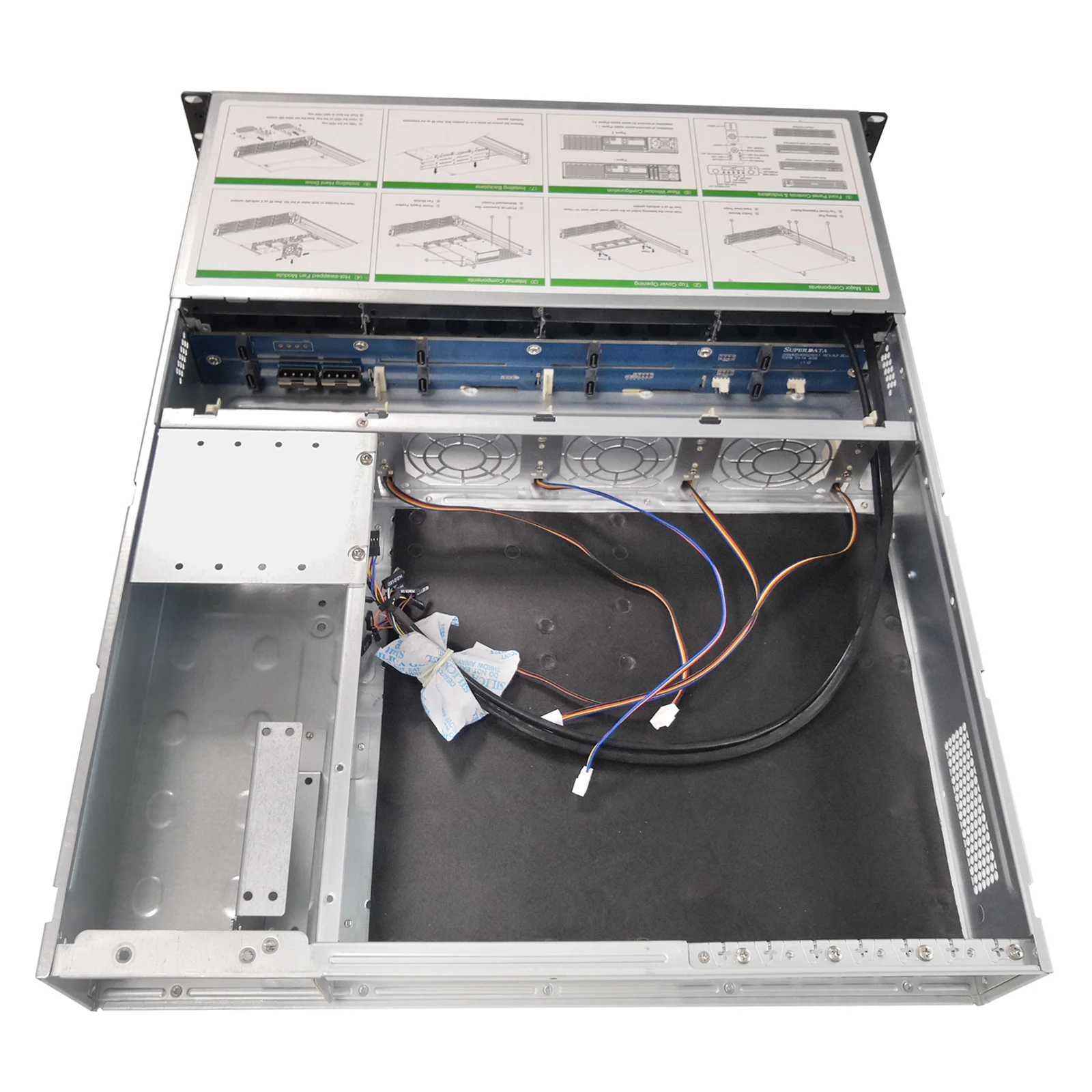 Высокого качества 19 дюймов 8HDD отсеков 2U монтируемые в стойку Горячая замена