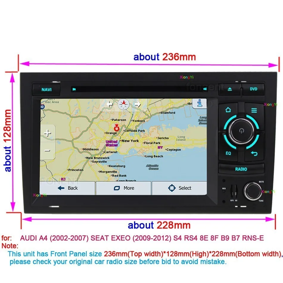 Android 9 0 блок Автомобильный DVD плеер для автомобиля Audi A4 2002 2003 2004 2005 2006 2007 2008