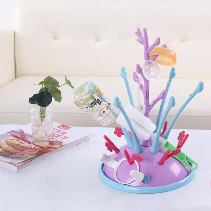 

Portable Drying Rack For Baby Bottles Drainer Bottle Holder For Feeding Drying Cup Rack For Babies Bottle Drying Rack