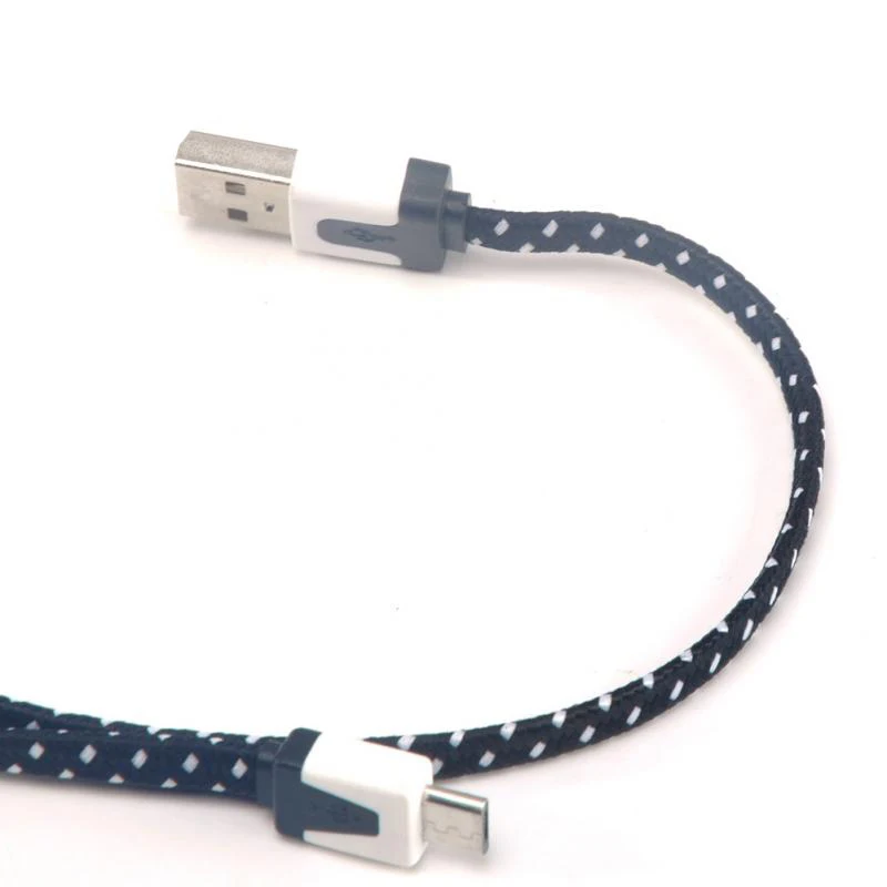 Electronics Date Cable V8 Connector 3Ft Rope Micro-Usb Charge Sync Data Cord For Cell Phone Flat Wire Line Cables | Электроника