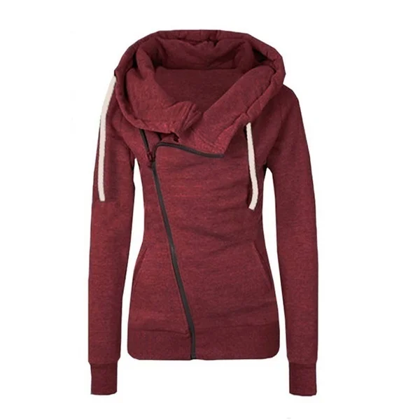 

Autumn Winter Womens Cotton Sport Hoody Hoodie Sweater Lady's Hooded Pullover Sweatshirt Jumper Coat men zipper Jacket coats