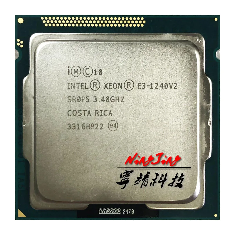 Intel Ксеон E3-1240 v2 E3 1240v2 E3 1240 v2 3,4 ГГц Quad-Core Процессор процессор 8 м 69 Вт LGA 1155