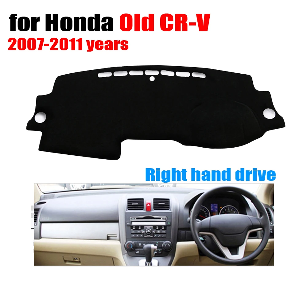 

Чехлы на приборную панель автомобиля для Honda Old CR-V 2007-2011 лет, коврик для правого руля, аксессуары для автомобиля