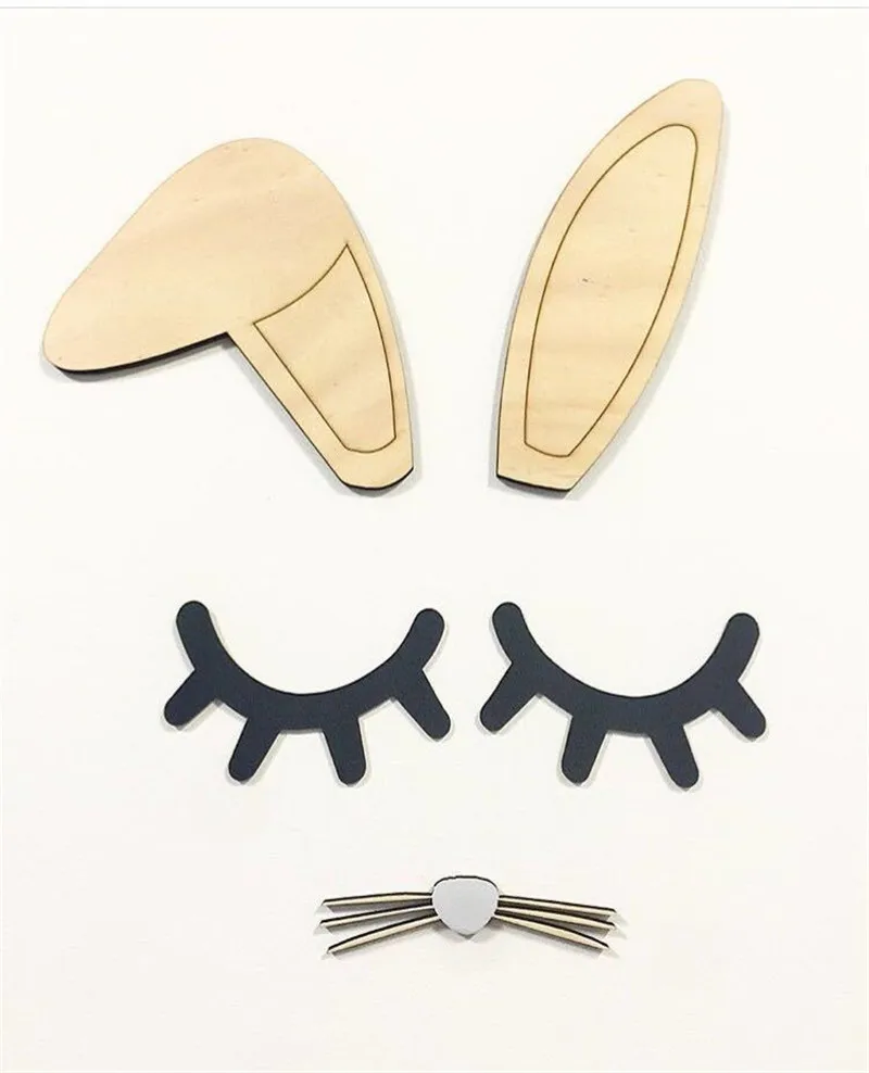 Настенный декор с кроличьими ушками для детской комнаты настенные украшения