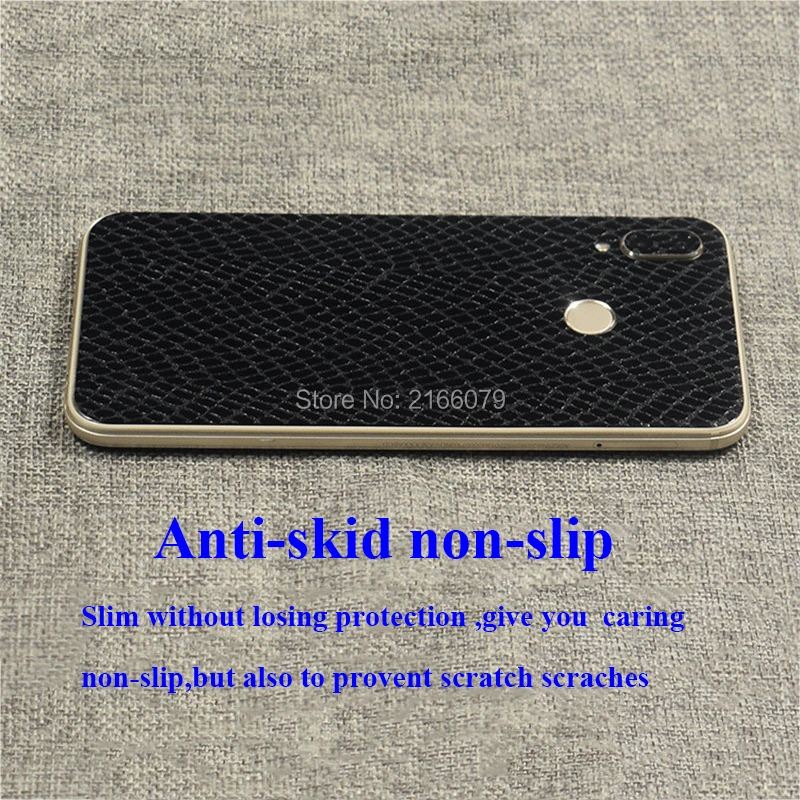 For Huawei P Smart Plus / Nova 3 3i 6.3&quot Crocodile Snake Skin Pattern Leather Full Back Cover Matte Decals Wrap Sticker Film |