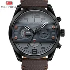Мужские часы MINIFOCUS, 2021 кожаные военные часы для мужчин, роскошные повседневные мужские кварцевые часы, Топ бренд, Роскошные мужские часы, дата