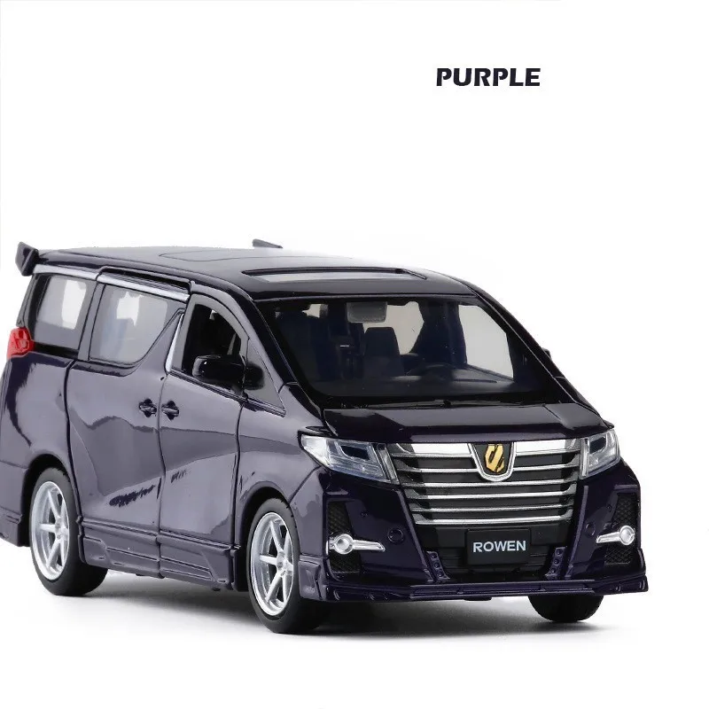 Модель автомобиля Toyota Alphard Rowen S grade литой автомобиль из сплава игрушка для детей