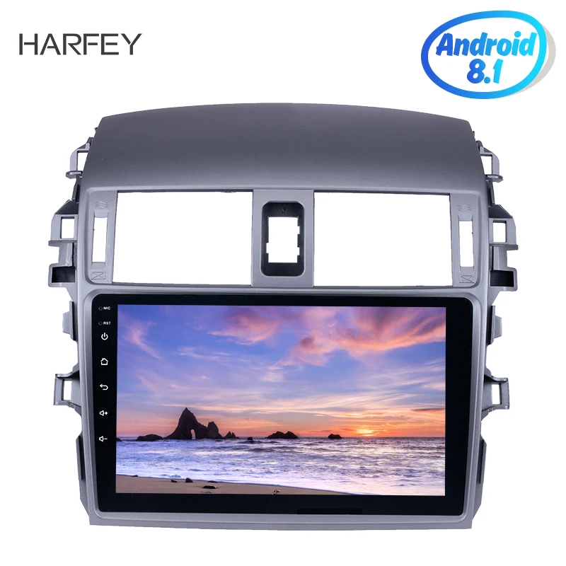 Мультимедийный плеер Harfey автомагнитола 2DIN Android 9 1 дюймов Wi Fi Bluetooth 4 ядерный