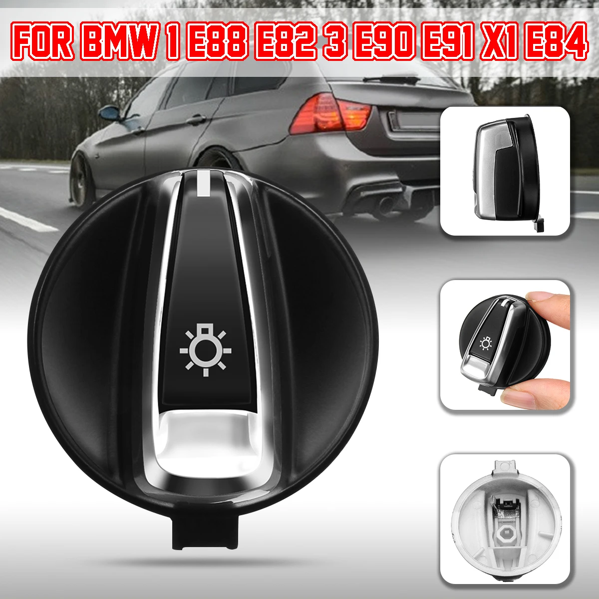 Автомобильный передний светильник с кнопкой поворота для BMW 1 E88 E82 3 E90 E91 X1