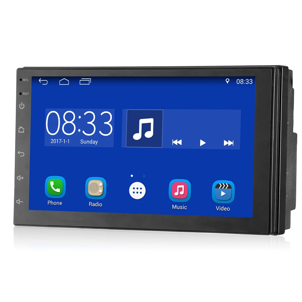 Универсальный 7 дюймов Автомобильный мультимедийный плеер Android 1 HD Сенсорный