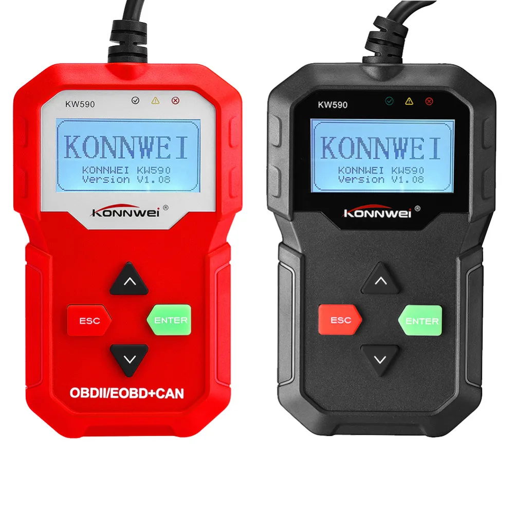 Универсальный OBD2 OBD II сканер для двигателя автомобиля считыватель кодов