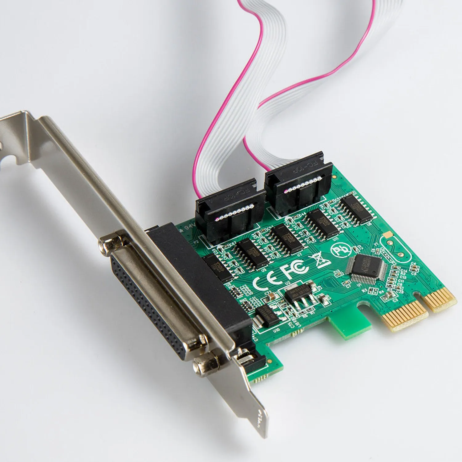 2 порта RS-232 последовательный порт + 1 DB25 принтер параллельный Pci-E Pci карта адаптер