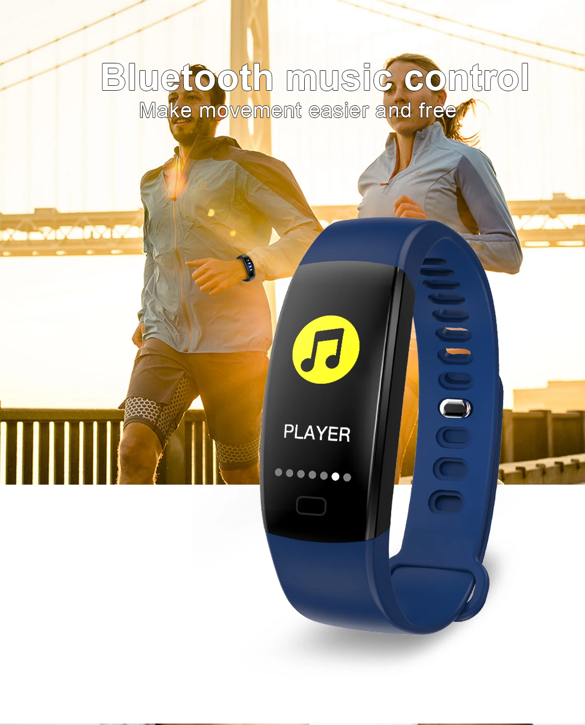 Смарт браслет для мужчин и женщин F64 Smartband Gps водонепроницаемый монитор сна фитнес