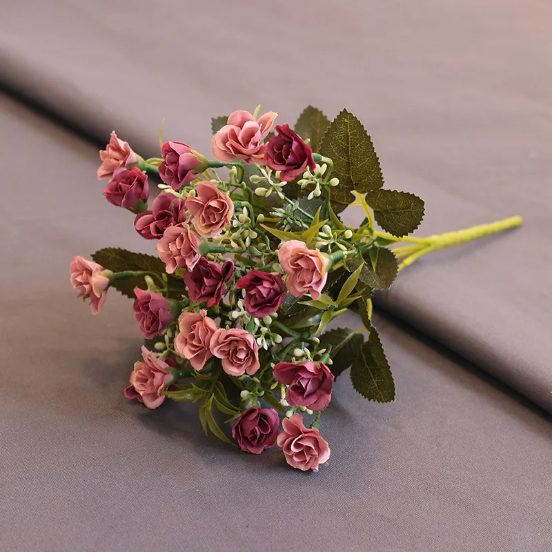20 Head Stars Open Cut Drain Simulation Plastic Flower Home Furnishing Table The Wedding Articles Vase Number Of Flowers | Дом и сад