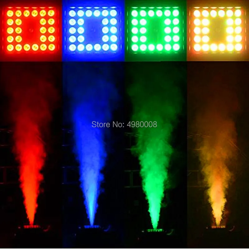 

1500W Fog Machine With 24X9W RGB 3IN1 LED Light/Stage Smoke Machine/Professional DJ Bar DMX512 +Wireless Control Vertical Fogger