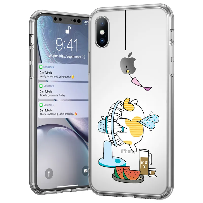Lovebay кошка динозавр милый животный чехол для телефона iphone XS XR MAX простой
