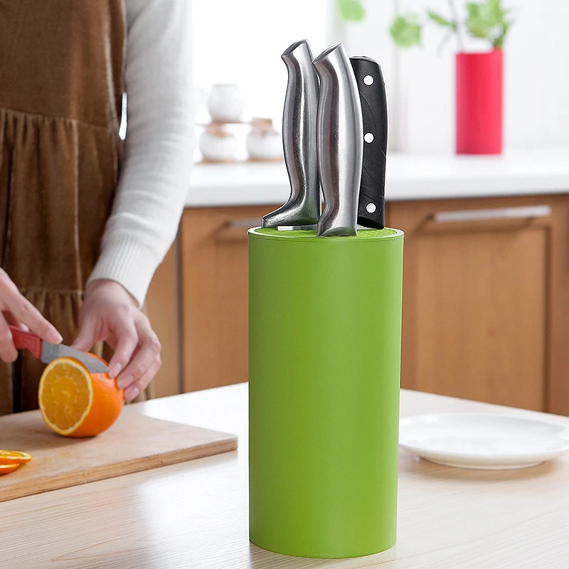 Креативный держатель ножа для хранения ножей блок подставка пластиковая ПП