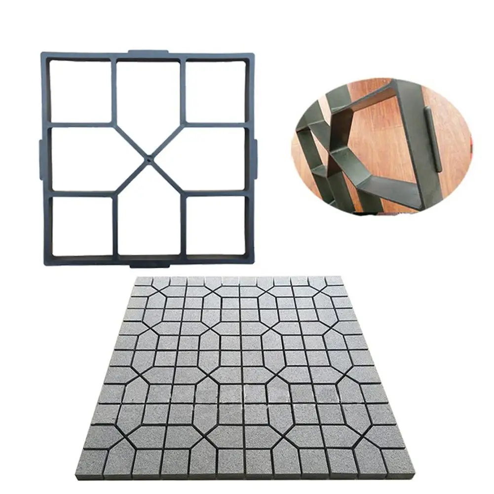 DIY Пластиковая форма для изготовления дорожек брусчатка цемент кирпич камень