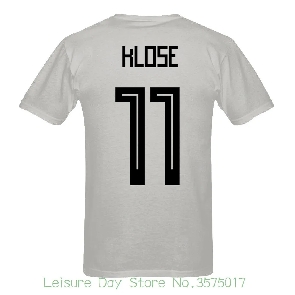 2018 новейшая Германия Klose Number 11 Россия чемпионат мира по футболу 10 цветов футболка