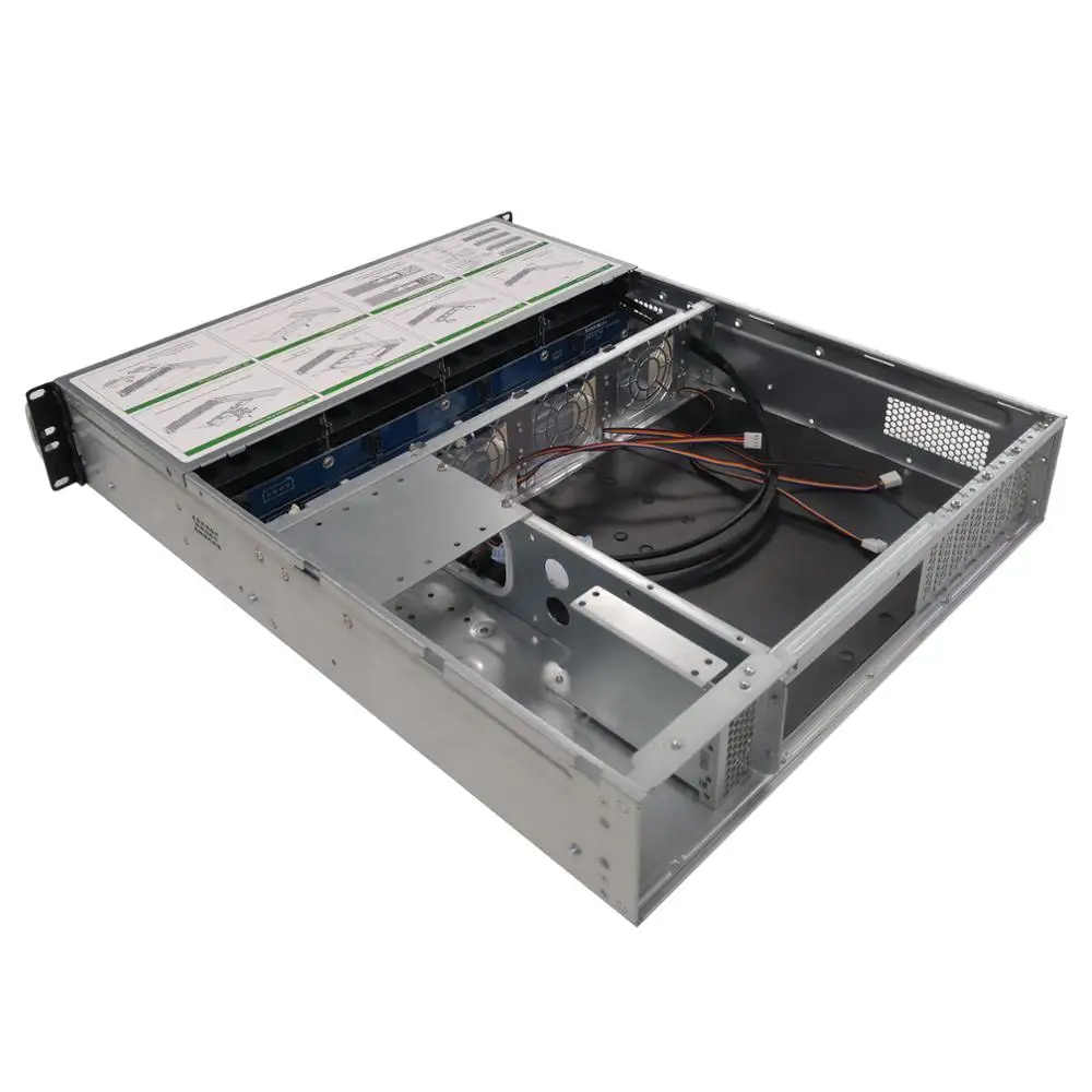 Высокого качества 19 дюймов 8HDD отсеков 2U монтируемые в стойку Горячая замена