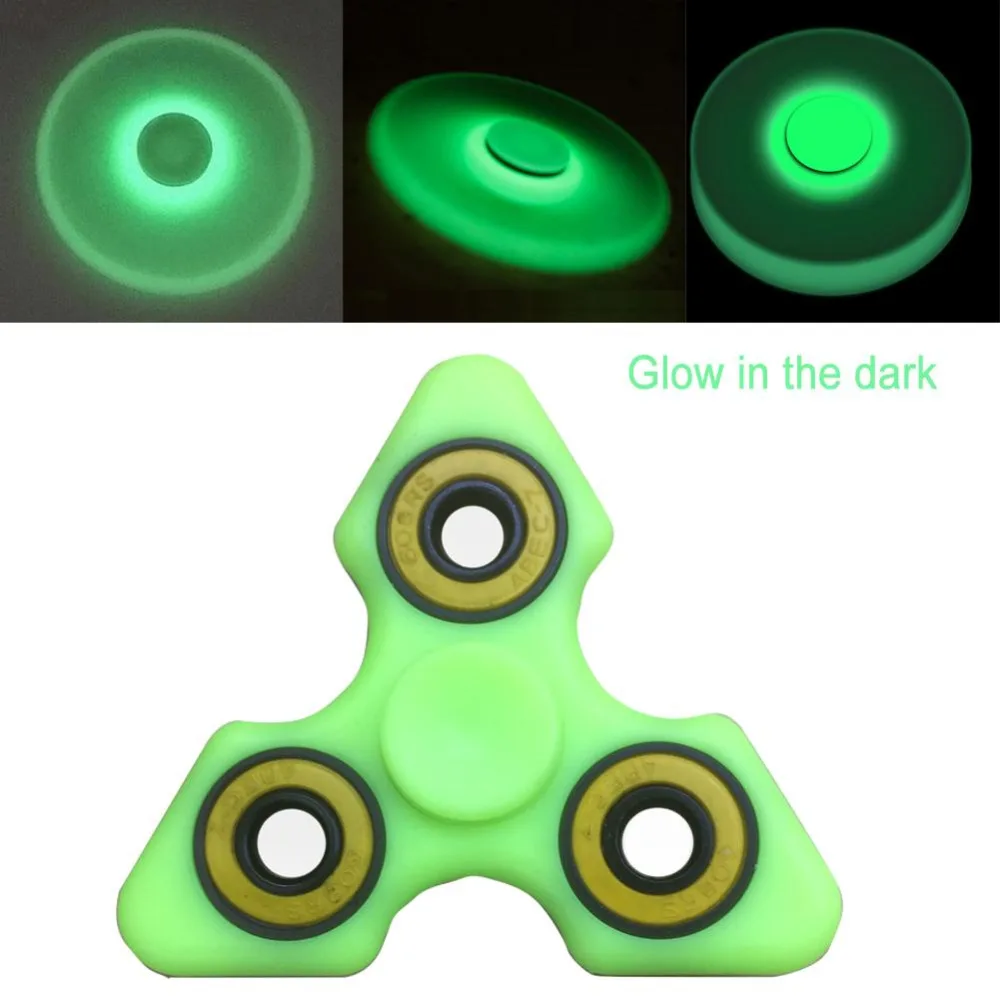 Подлинный Спиннер зеленый EDC ручной антистресс для аутизма и СДВГ Finger игрушка