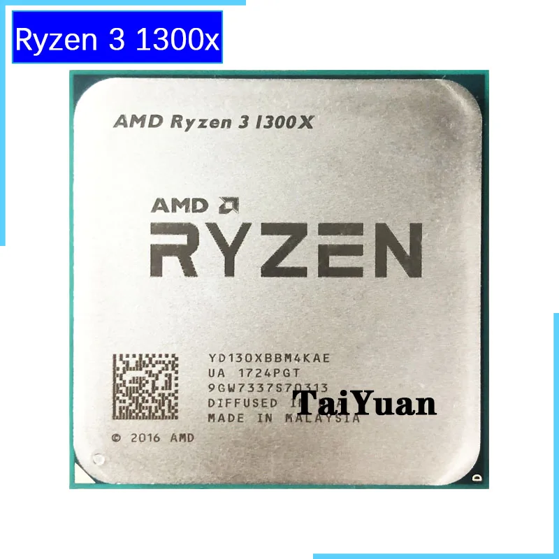 AMD Ryzen 3 1300X R3 5 ГГц четырехъядерный процессор с четырехъядерным процессором |