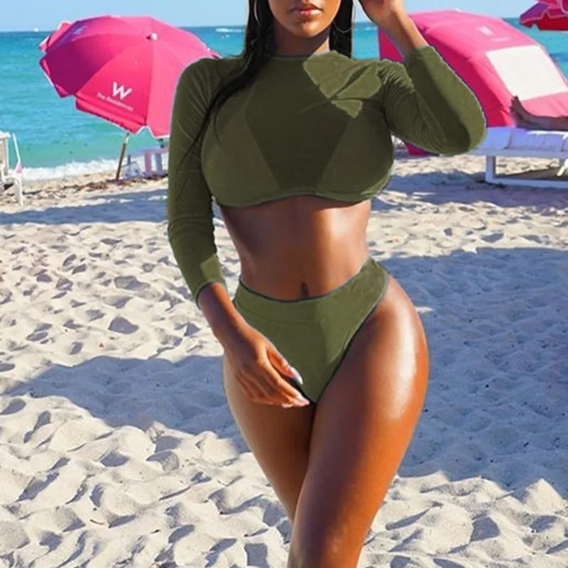 JRNNORV цельный сплошной Женский Пляжный Купальник бикини купальный Монокини пуш ап