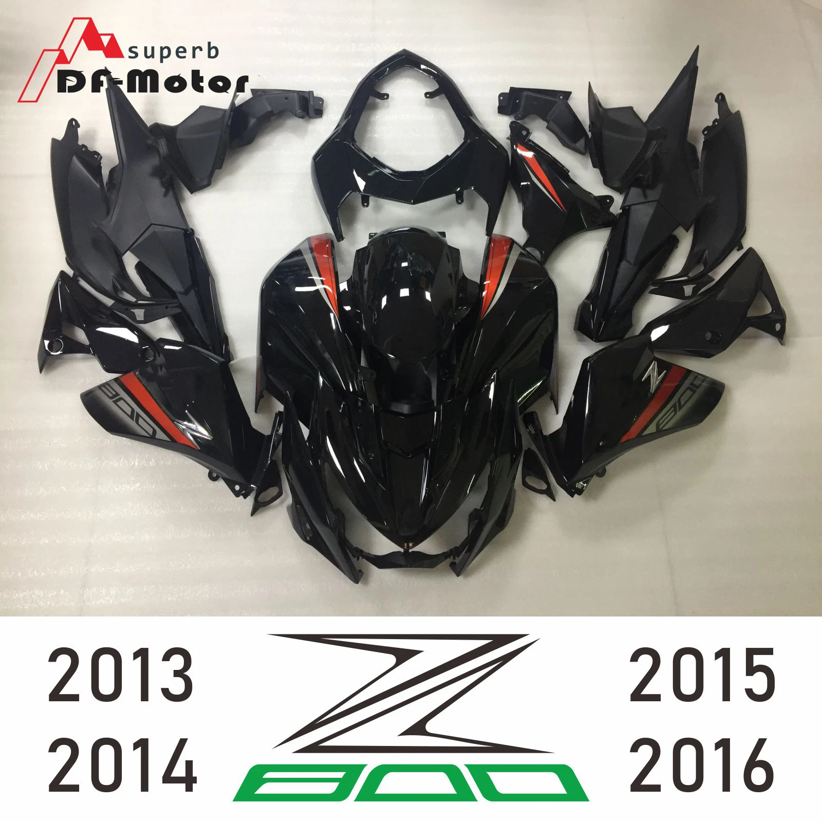 Комплект обтекателей из пластика ABS для Kawasaki Z800 2013 2016 13 14 15 16|Полные комплекты