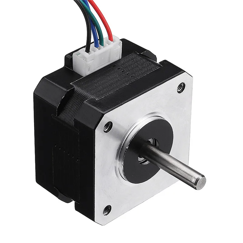 2 фазный 42 Шаговый двигатель Nema 17HS2408S 4 lead 0.6A 1 8 градусов подходит для двигателя 3D