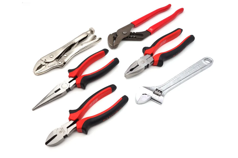NEW 6PCS Wrench Pliers Set Professional Multifunction Wire Stripper Crimper Cutter Needle Nose Nipper Handle Tools | Инструменты