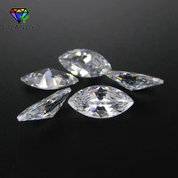 100pcslot marquise cut cz stone 5a 1 53mm 816mm 24mm 2 55mm 36m white cubic zirconia stone synthetic gems for jewelry