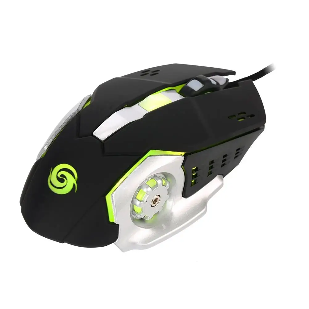 PPYY NEW K1026 Обычная игровая мышь 6 кнопок Led оптическая эргономичная Usb Проводная