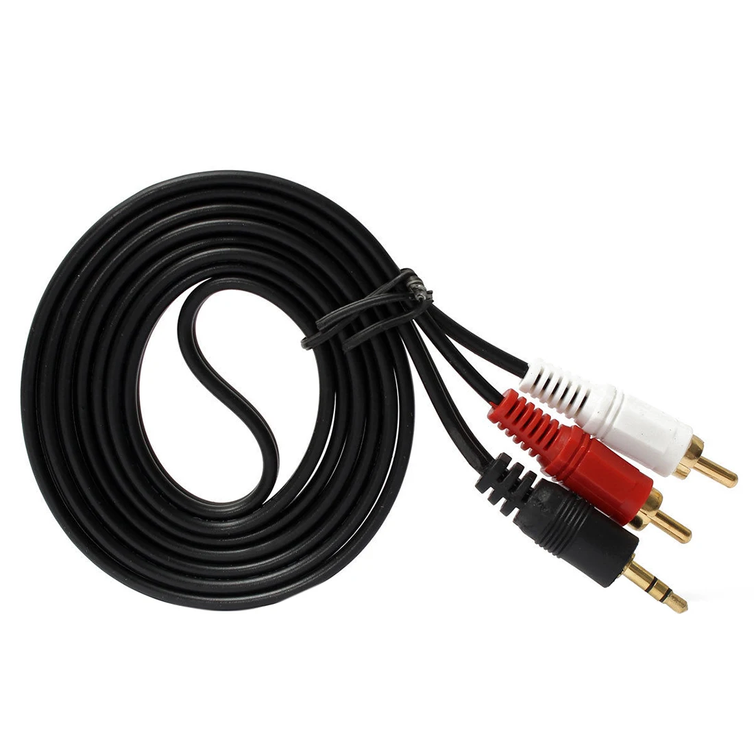 1 5 м Золото 3 мм 1/8 &quotштекер мини 2 RCA стерео Phono аудио кабель динамика|Кабели USB| |