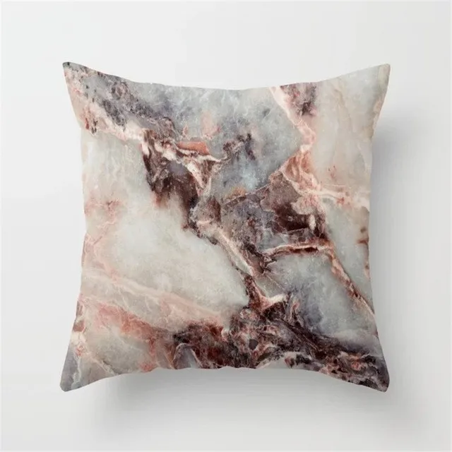 Ns European marble geometry with peach nap customized sofa cushion | Дом и сад