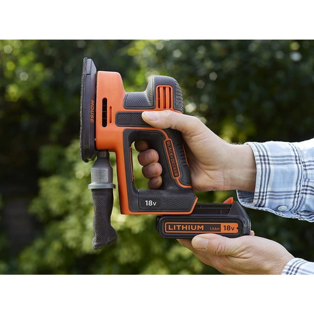 Аккумуляторная вибрационная шлифовальная машина Black+Decker BDCDS18N-XJ 18 В без