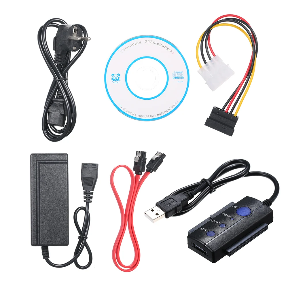 Кабель для передачи данных конвертер IDE/SATA в USB2.0 адаптер кабель горячей замены 2 5